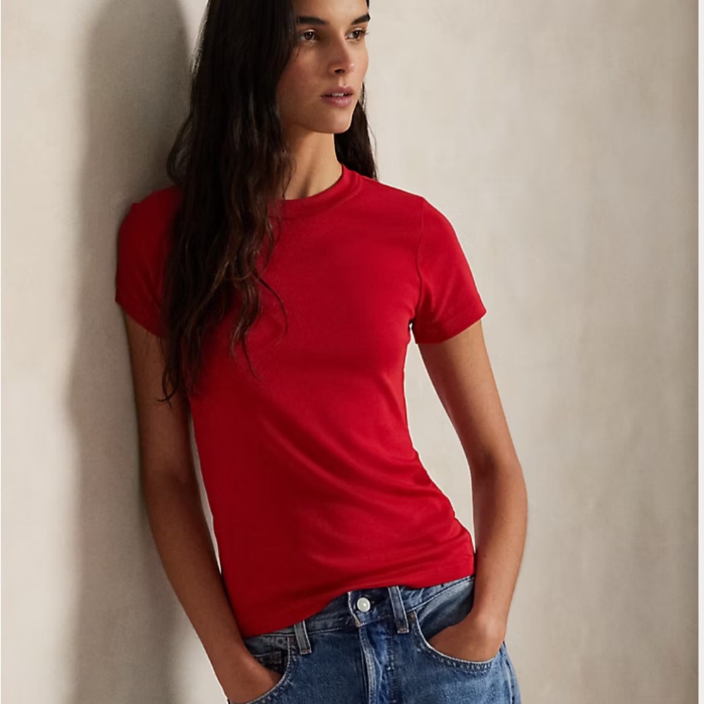Ralph Lauren Vibrant Red Short Sleeve Tee